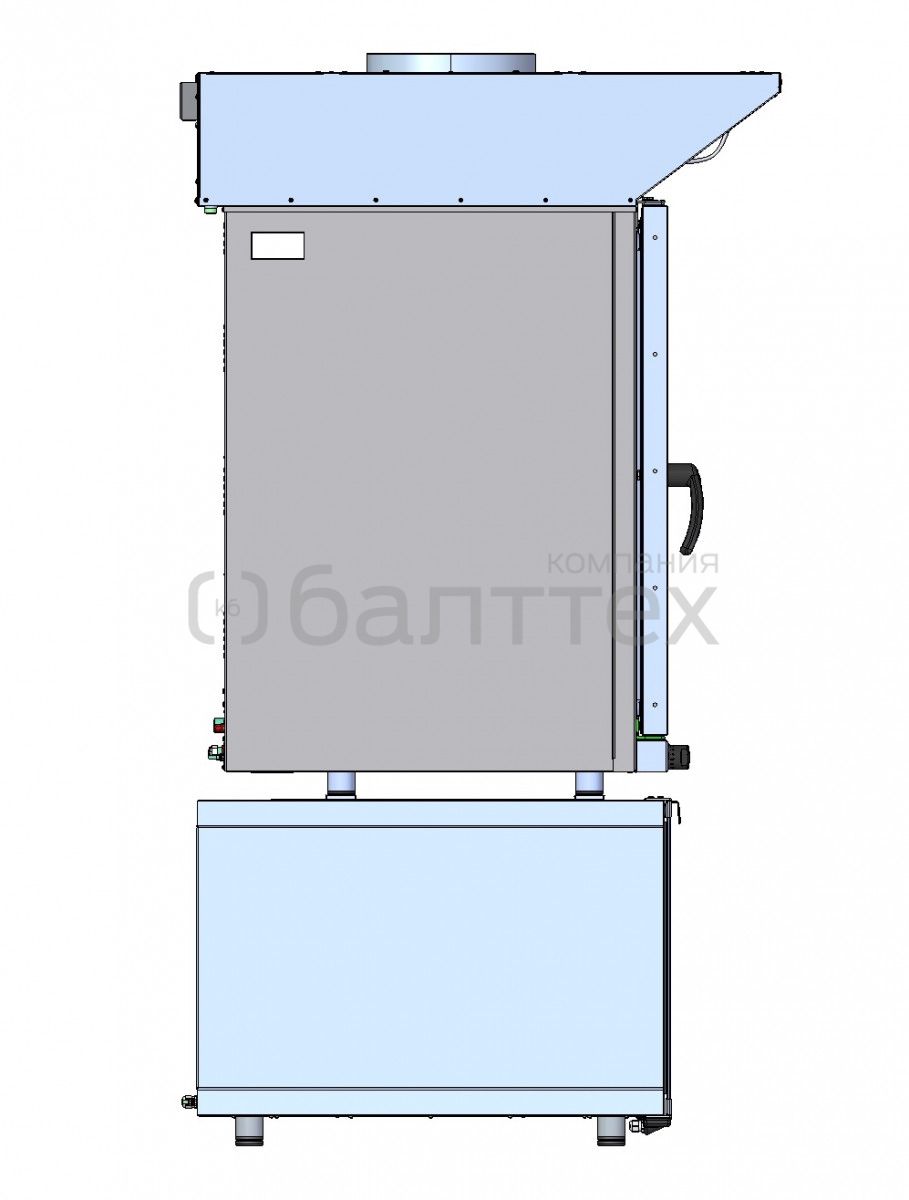 Зонт вытяжной встраиваемый ЗВВ-10-6/4 для конвекционных печей КЭП-10 (867х1129х286 мм)
