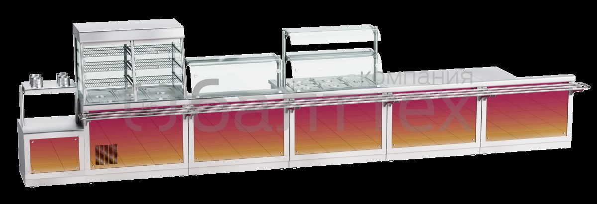 Прилавок-витрина холодильный ПВВ(Н)-70Х-С-НШ