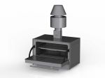 Печь-мангал VESTA 38 (Корпус жарочной камеры из черного металла 6мм)