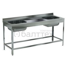 Ванна моечная ВМЦР/2-180/70/430Л/Ц/П