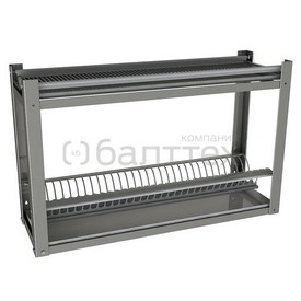 Полка настенная для сушки тарелок и стаканов RESTOINOX ПНТС-1/1-1000-ЭЦ