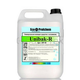 Универсальное моющее средство с катамином UNIBAK-R, 5 л Ecoprofchem