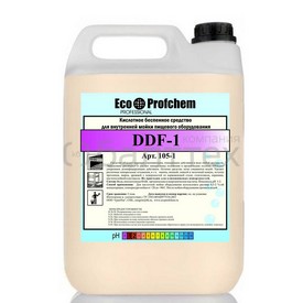 Кислотное беспенное средство для внутренней мойки пищевого оборудования DDF-1, 5 л Ecoprofchem