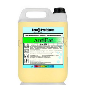 Средство для удаления жировых и белковых загрязнений AntiFat, 5 л Ecoprofchem