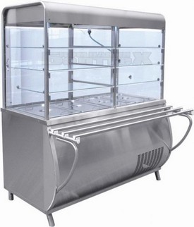 Прилавок-витрина холодильный ПВВ(Н)-70М-С-ОК