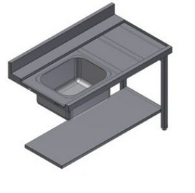 Стол для посудомоечной машины Kayman СПМ-111/1207 Л