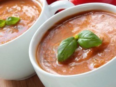 Суп с жареными помидорами по-итальянски
