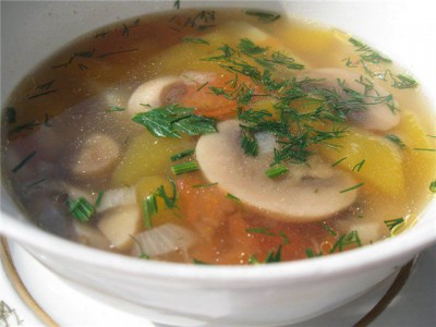 Ливерпульский грибной суп